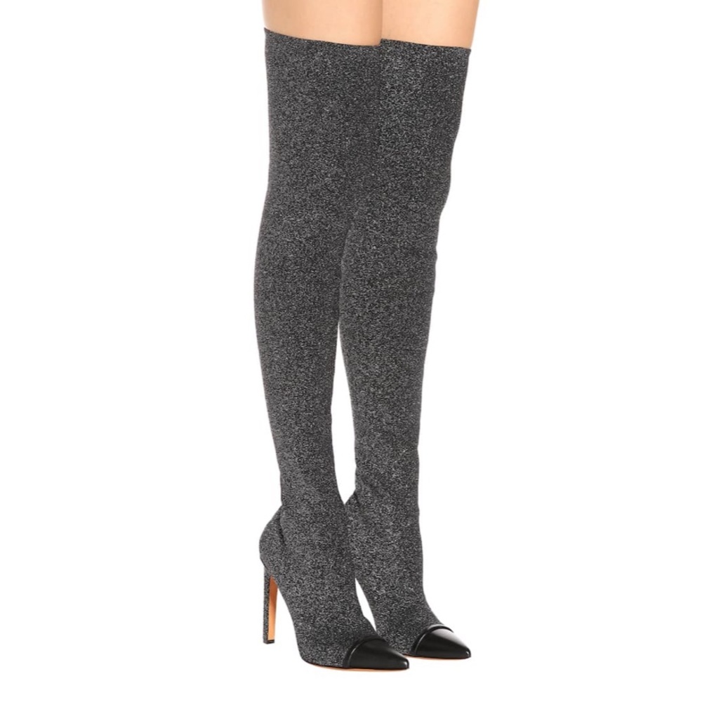 GIVENCHY GRAPHIC OVER THE KNEE BOOTS 37